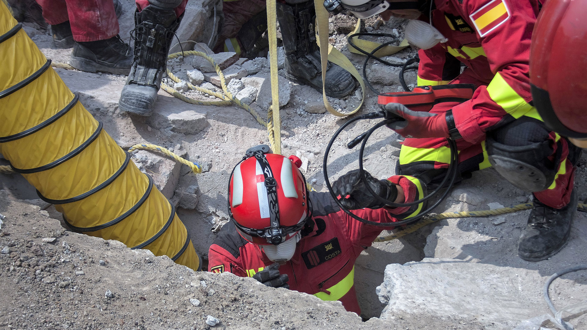 La UME recupera el cuerpo de un español fallecido en el terremoto de México