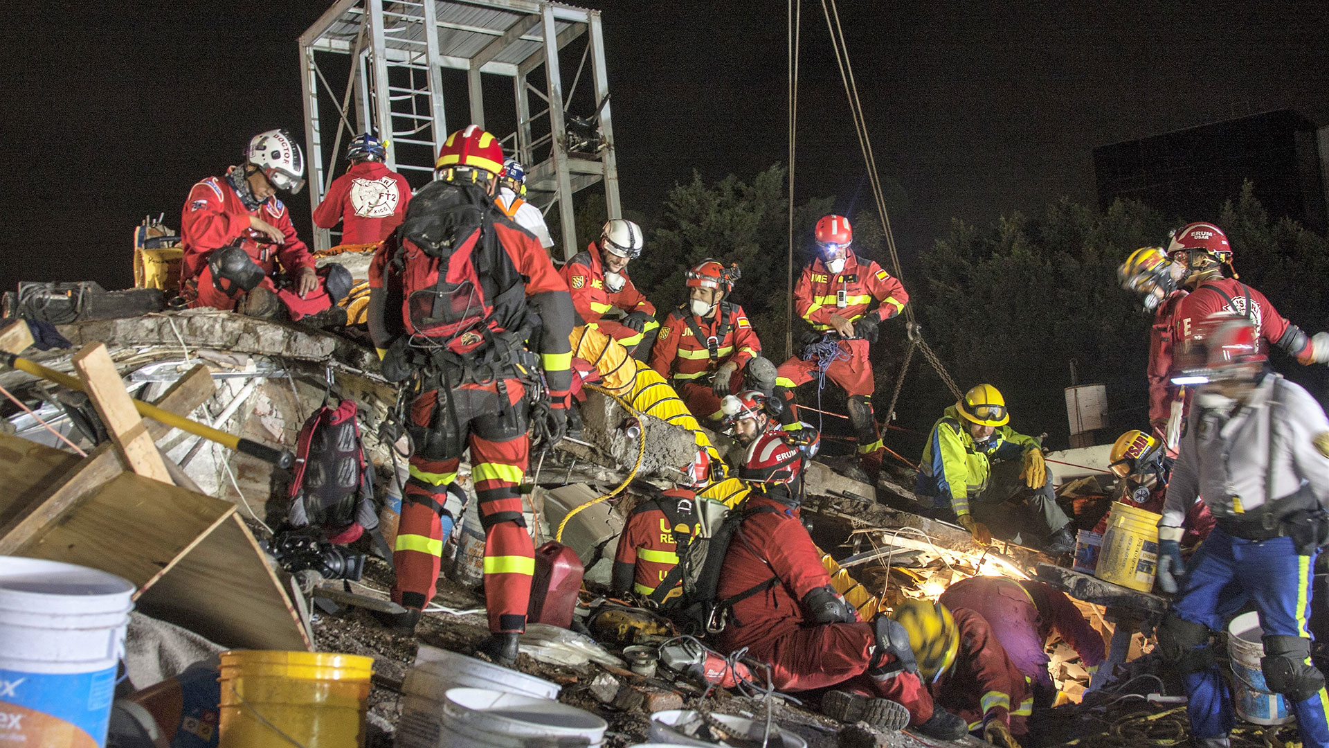 La UME recupera el cuerpo del español fallecido en el terremoto de México 2