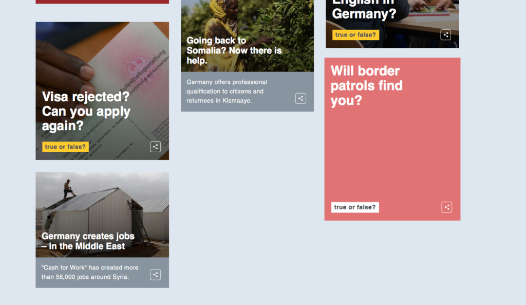 Alemania crea una web para desmontar las mentiras de los traficantes de personas 2