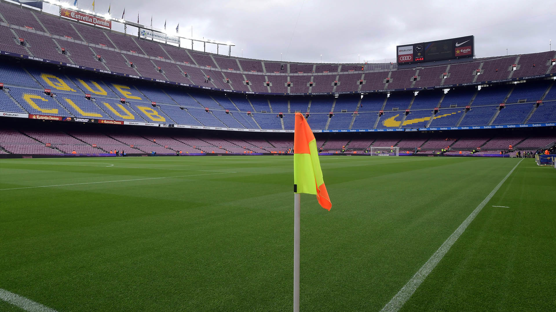 El F.C. Barcelona y la U.D. Las Palmas juegan a puerta cerrada por motivos de seguridad