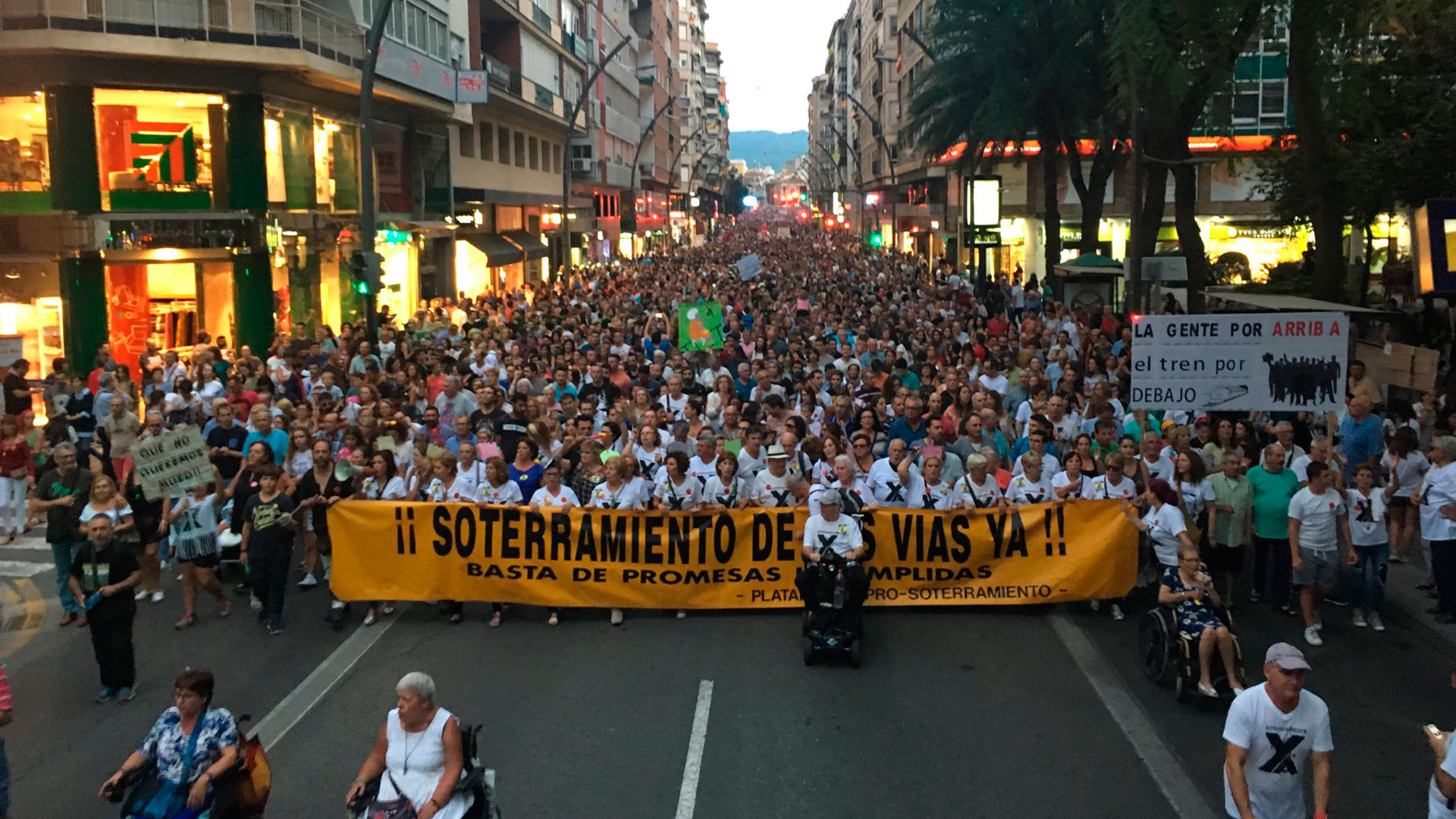La lucha histórica de Murcia que dice ‘No al muro’