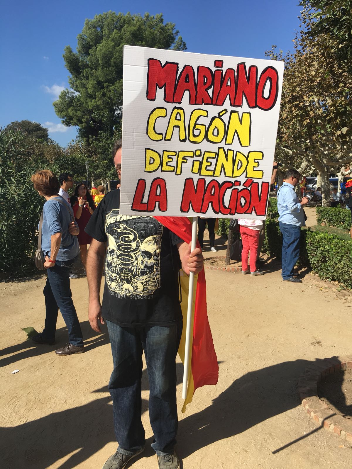 La manifestación a favor de la unidad de España en Barcelona, en imágenes 11