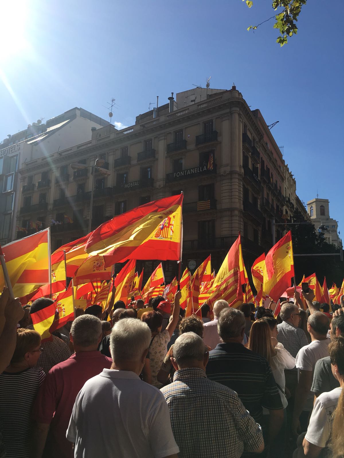 La manifestación a favor de la unidad de España en Barcelona, en imágenes 5