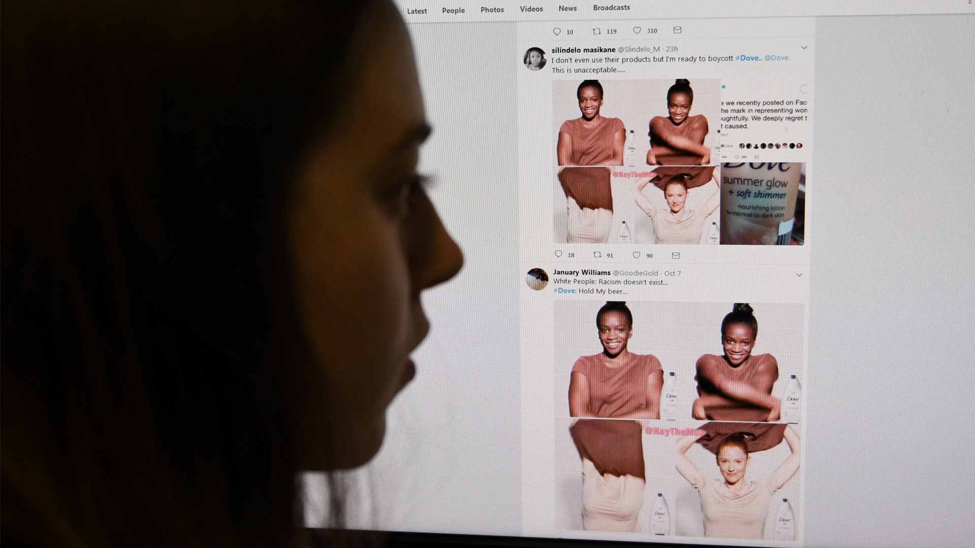 La modelo negra del anuncio de Dove defiende el anuncio, considerado racista