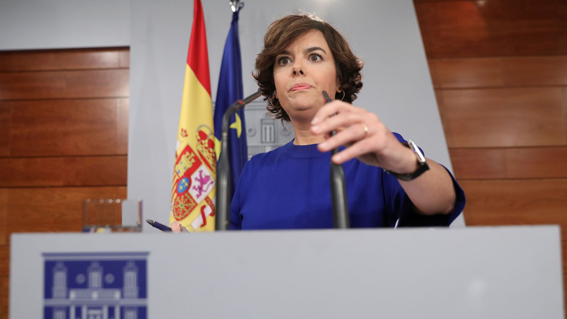 Santamaría advierte al Govern de que el Estado de Derecho es su "único límite"
