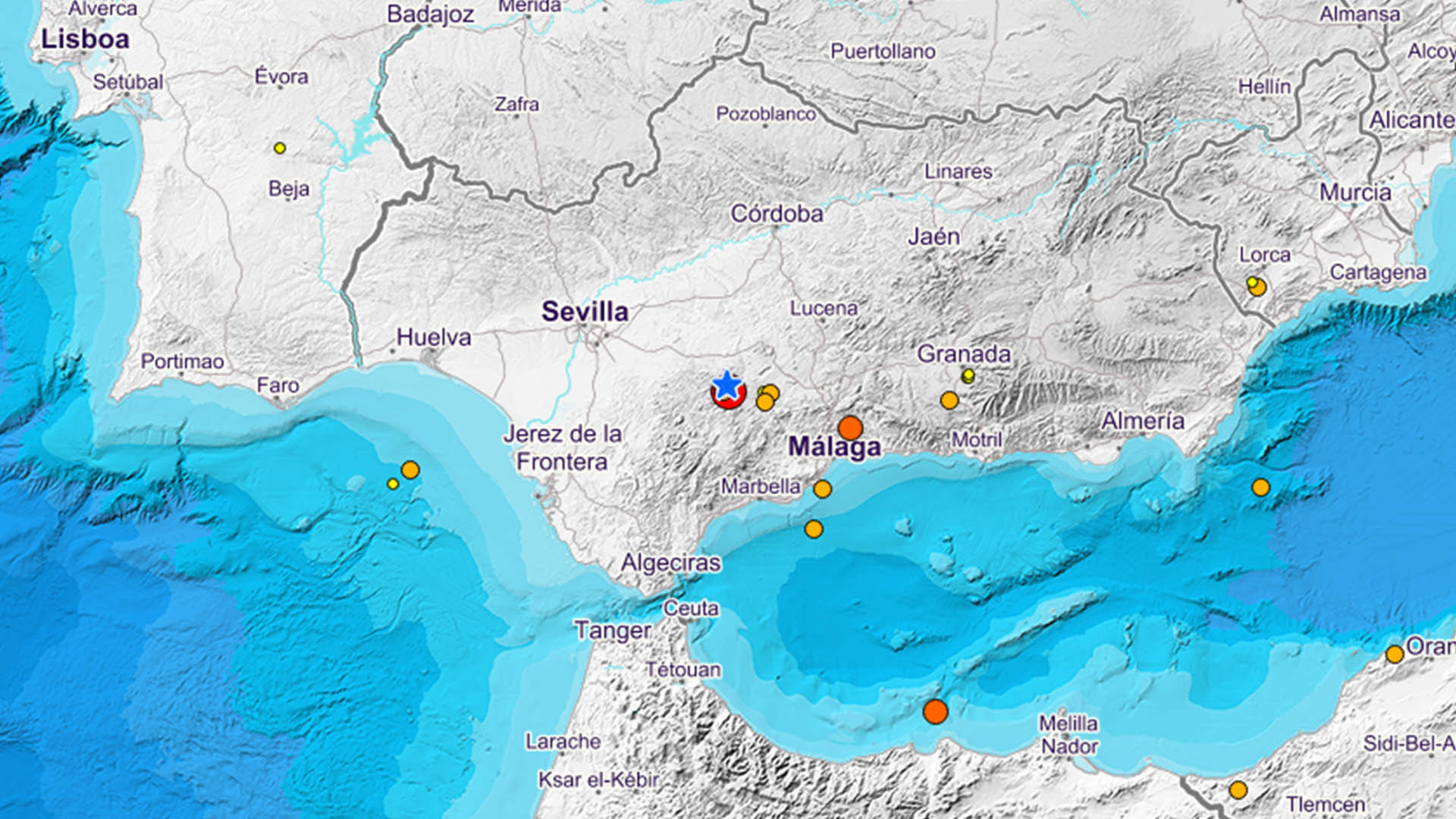 Sevilla registra un terremoto de magnitud 4,2 en la escala de Richter