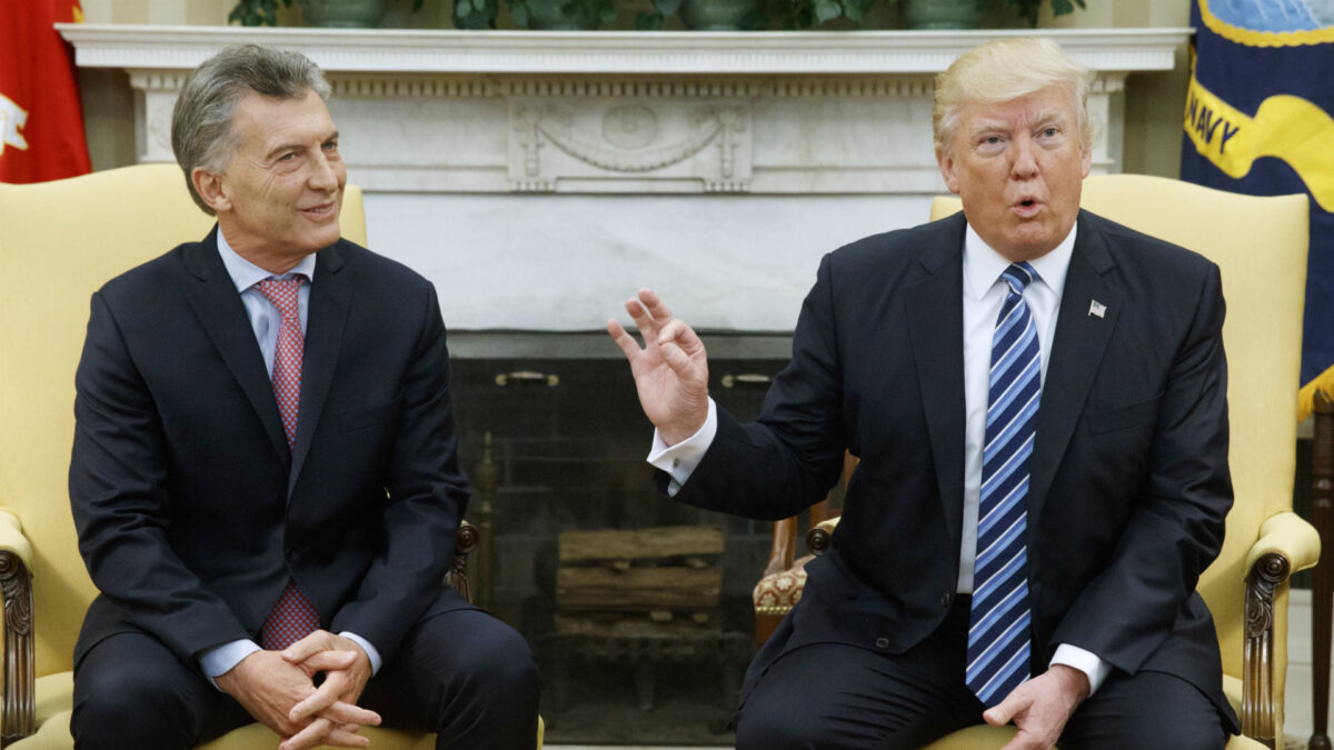 Trump y Macri acuerdan cooperar para «restaurar la democracia» en Venezuela