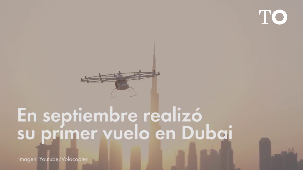 Vídeo: Volocopter, el taxi dron autónomo que operará en Dubai