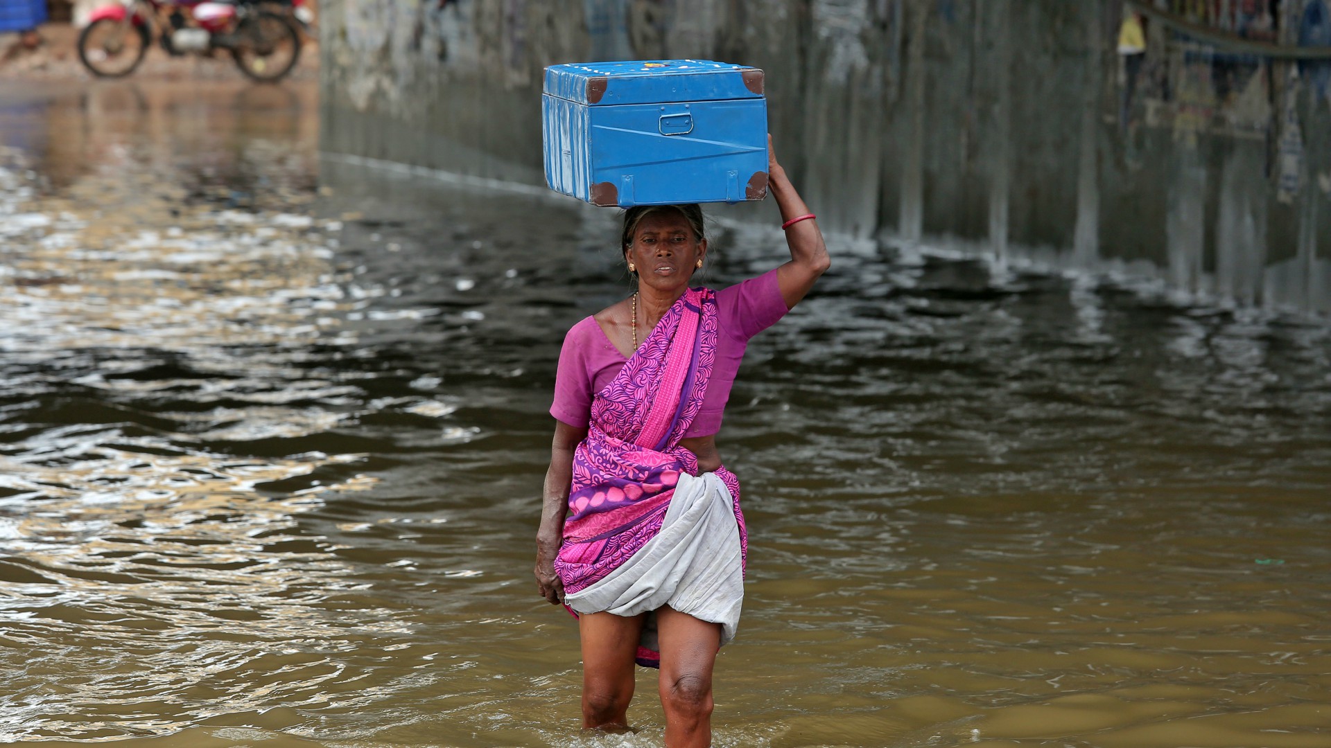 Las intensas lluvias dejan al menos siete muertos y cientos de evacuados en el sur de India