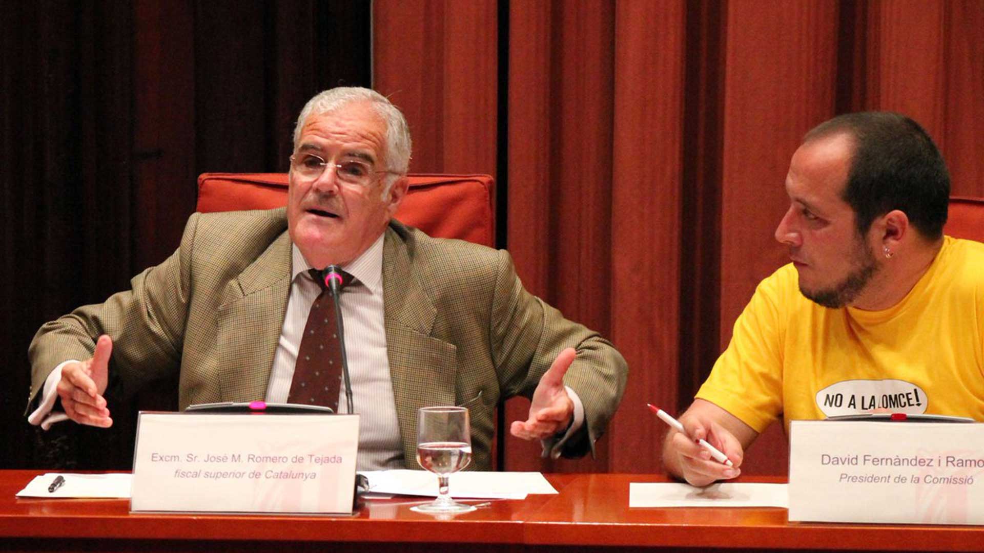 Muere el fiscal superior de Cataluña, José María Romero de Tejada