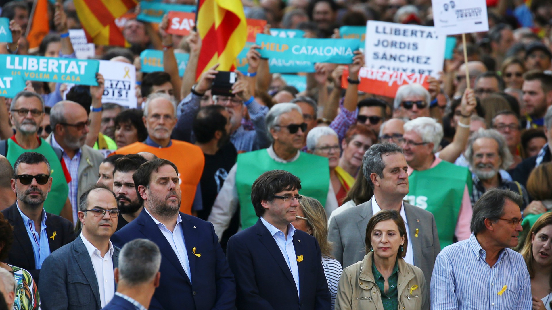 Puigdemont pide un frente unido independentista en las elecciones catalanas