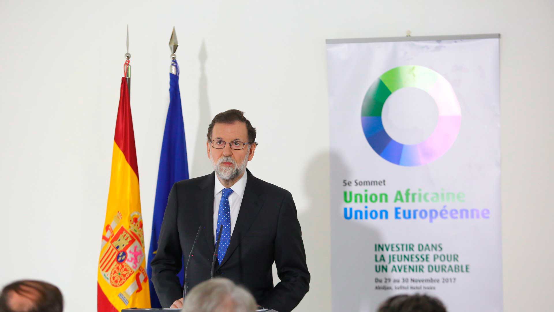 Rajoy reafirma el compromiso de España en la lucha contra las mafias migratorias en Libia
