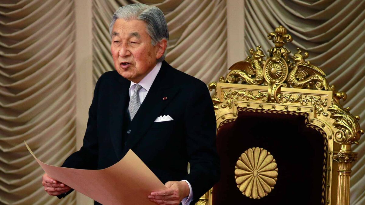 El emperador japonés Akihito abdicará formalmente el 30 de abril de 2019