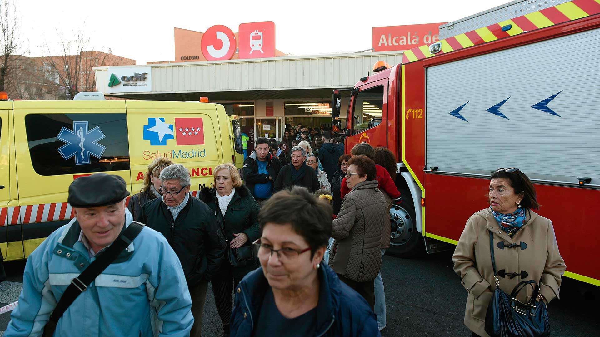 Cuatro heridos graves y 41 leves en un accidente de tren en Alcalá de Henares