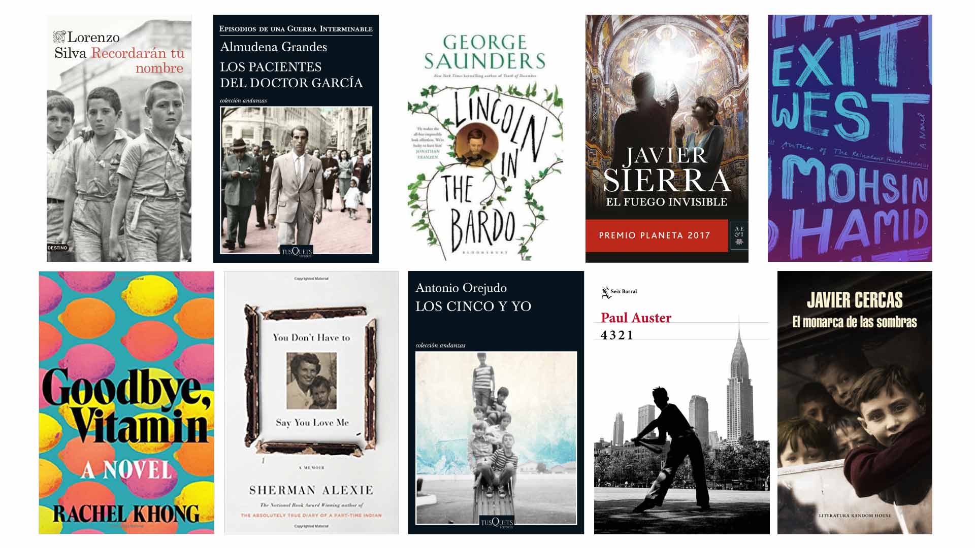 Diez libros que sacudieron los estantes de las librerías este 2017
