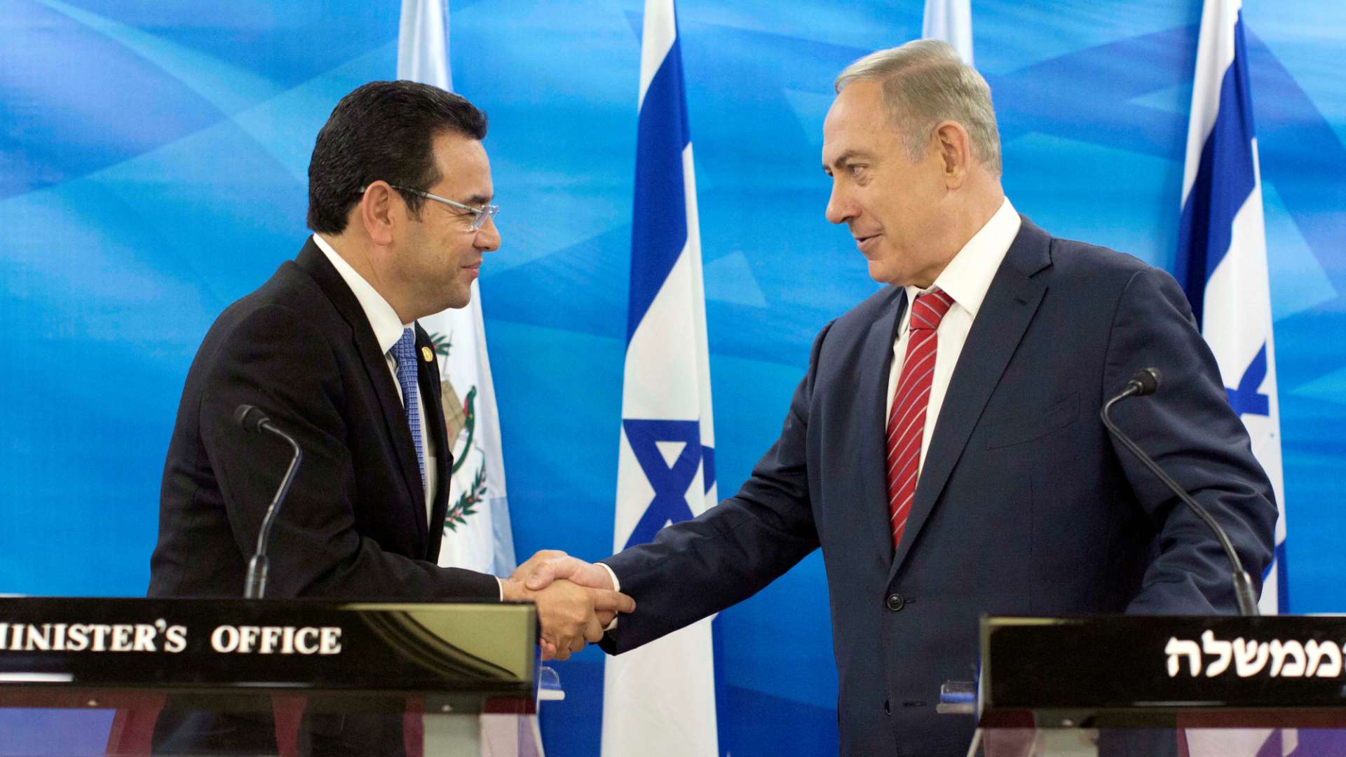 Guatemala se suma a EEUU e inicia el proceso para trasladar a Jerusalén su embajada en Israel