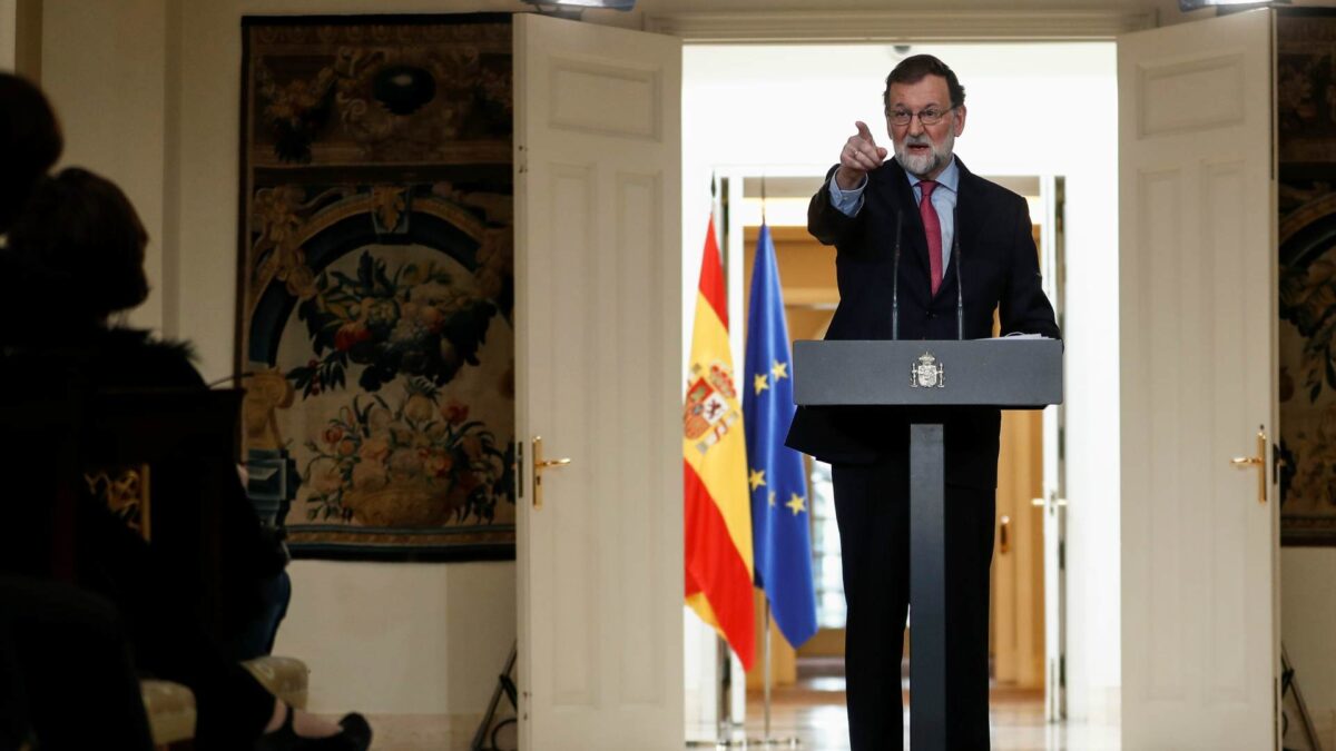 Rajoy anuncia que la sesión constitutiva del Parlament será el 17 de enero