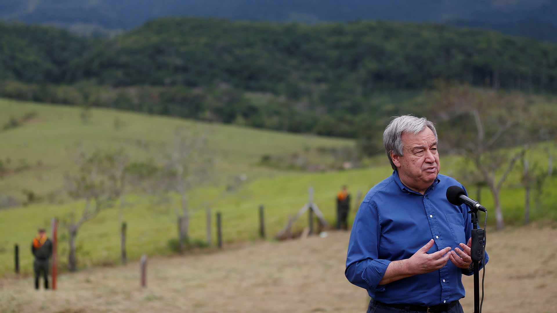 Guterres pide al Gobierno colombiano y al ELN reiniciar el diálogo y el cese de la violencia