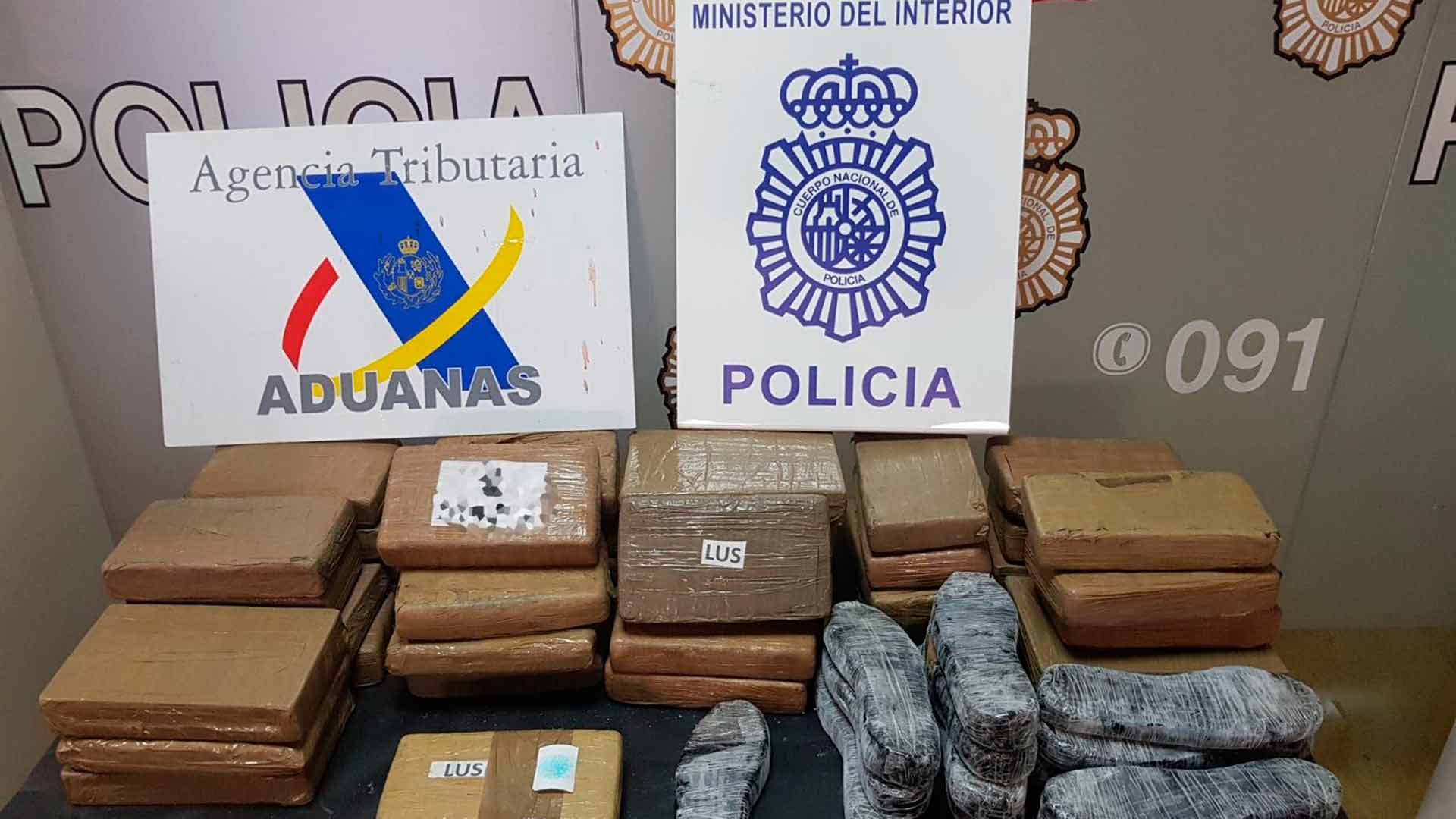 La Policía Nacional interviene en La Línea de la Concepción cerca de 12 toneladas de hachís