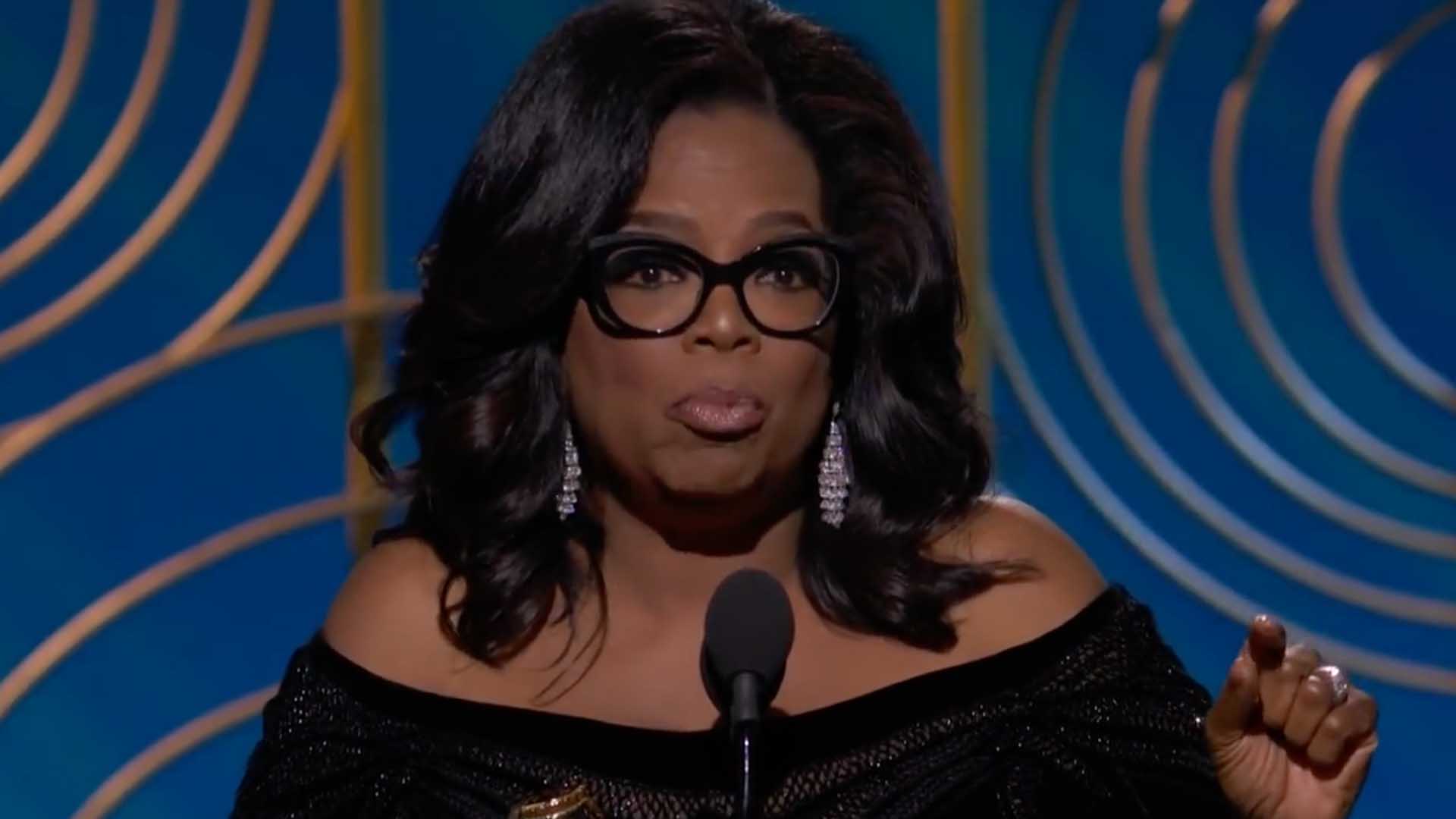 "Oprah Winfrey para presidenta", claman tras su discurso en los Globos de Oro