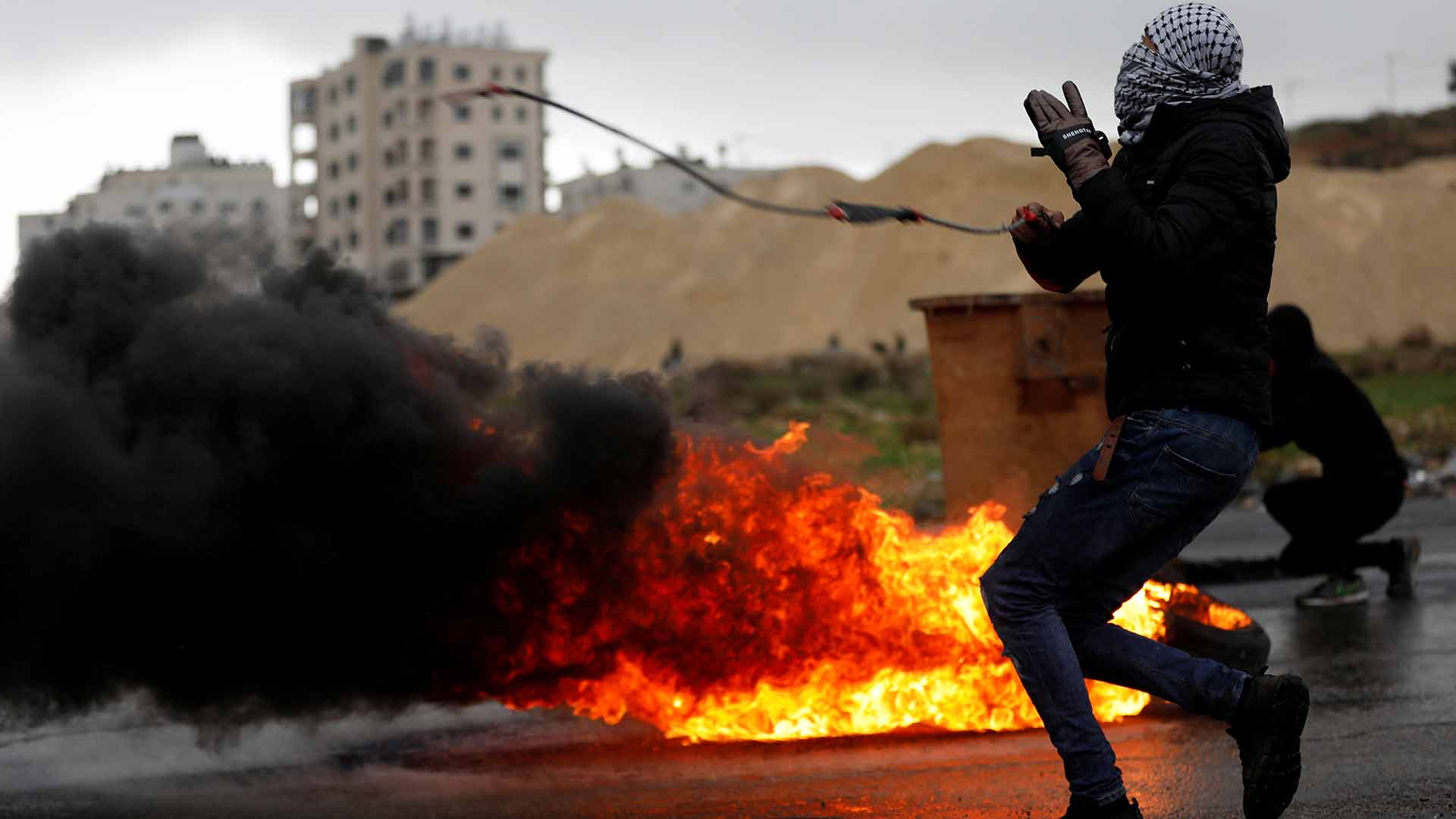 Pence finaliza su gira por Israel entre protestas palestinas y una convocatoria a huelga general
