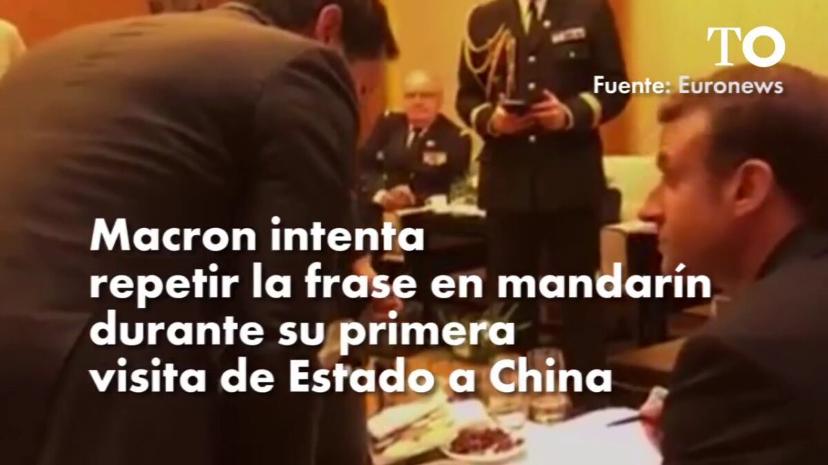 Vídeo | El aprendizaje de mandarín de Macron inunda las redes sociales chinas