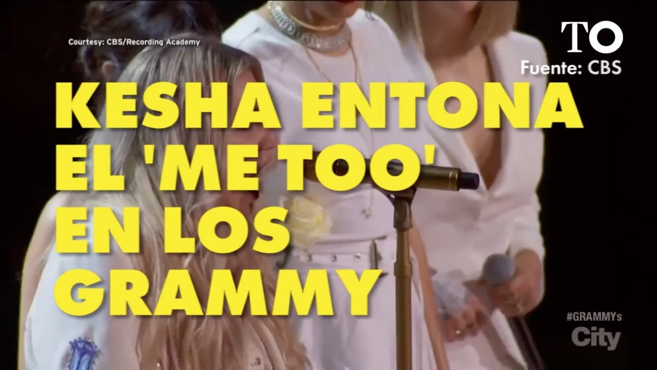 Vídeo | Kesha entona el 'Me Too' en una aplaudida actuación en los Grammy