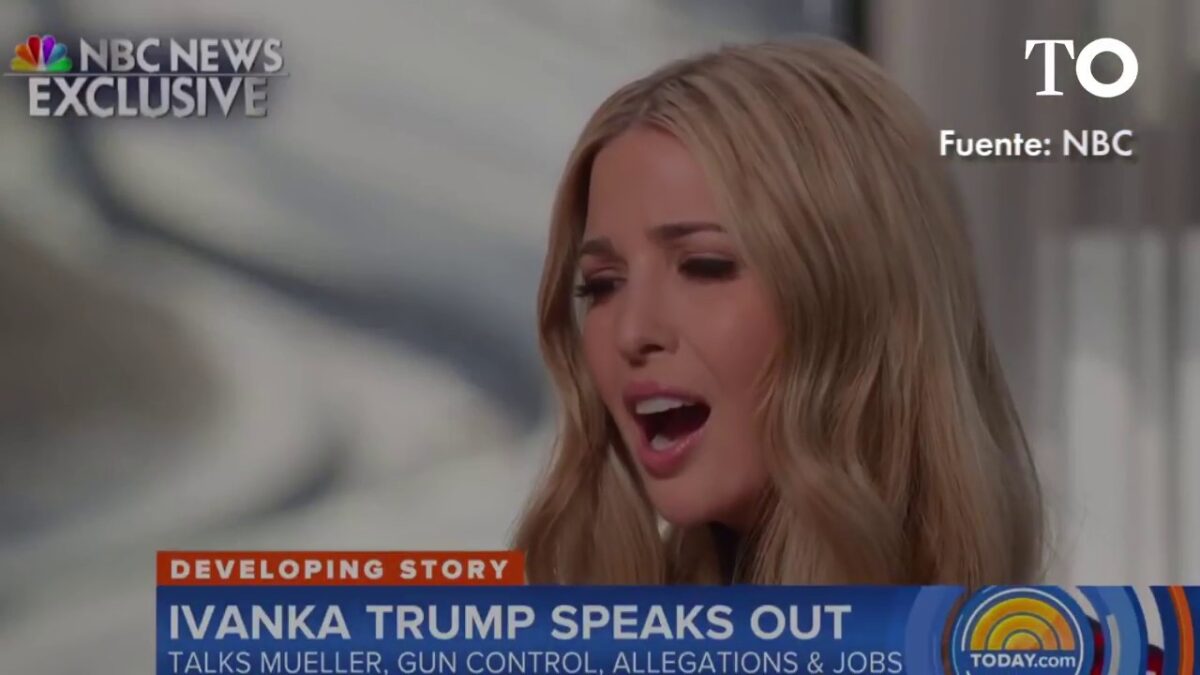 Vídeo | Ivanka Trump se niega a responderle a un periodista sobre las acusaciones a su padre