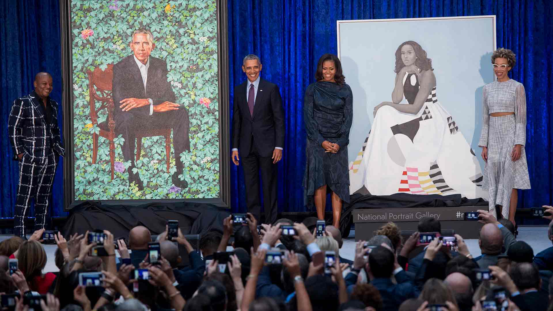 Desvelados los retratos oficiales de los Obama en la National Portrait Gallery