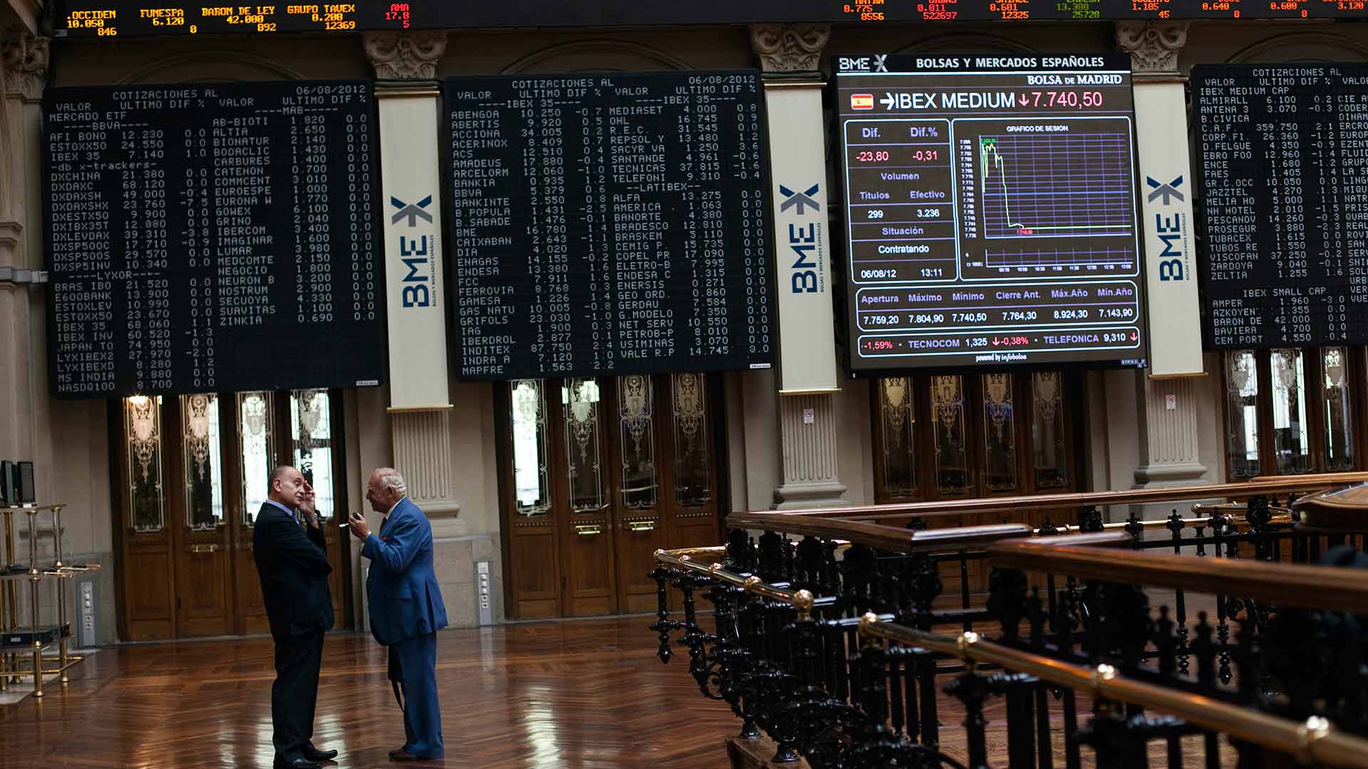 El IBEX cierra con su mínimo desde marzo lastrado por Wall Street