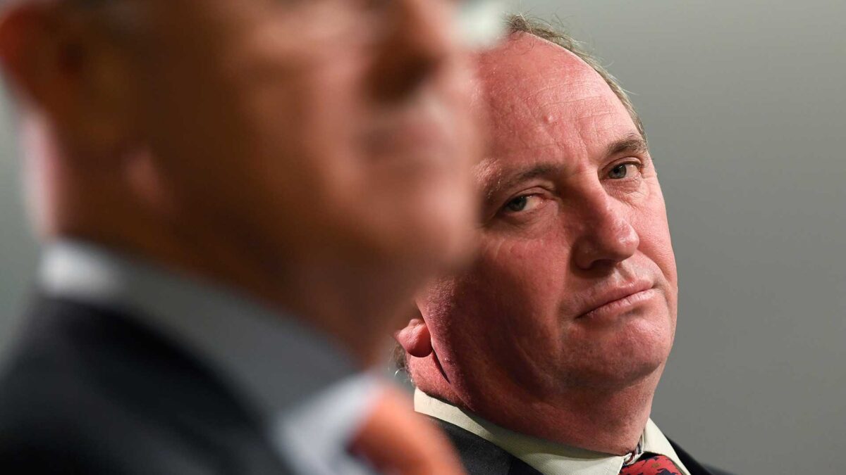 El viceprimer ministro australiano dimite tras una acusación de acoso sexual