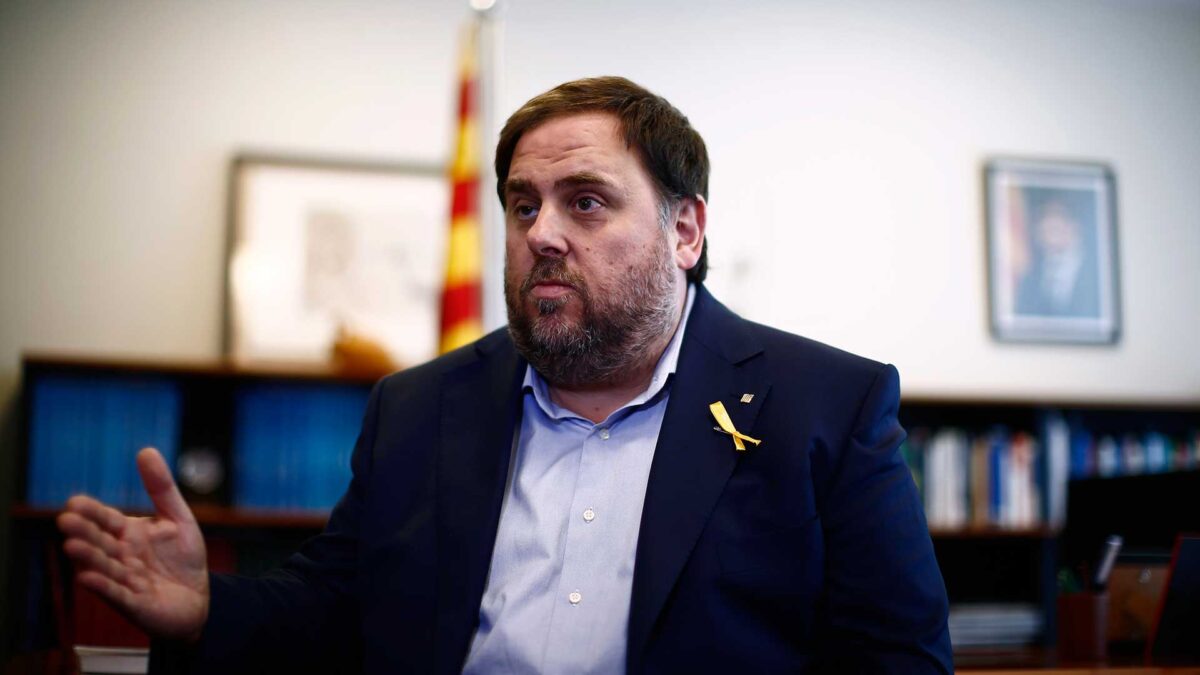 Junqueras plantea combinar una presidencia de la Generalitat simbólica con una ejecutiva