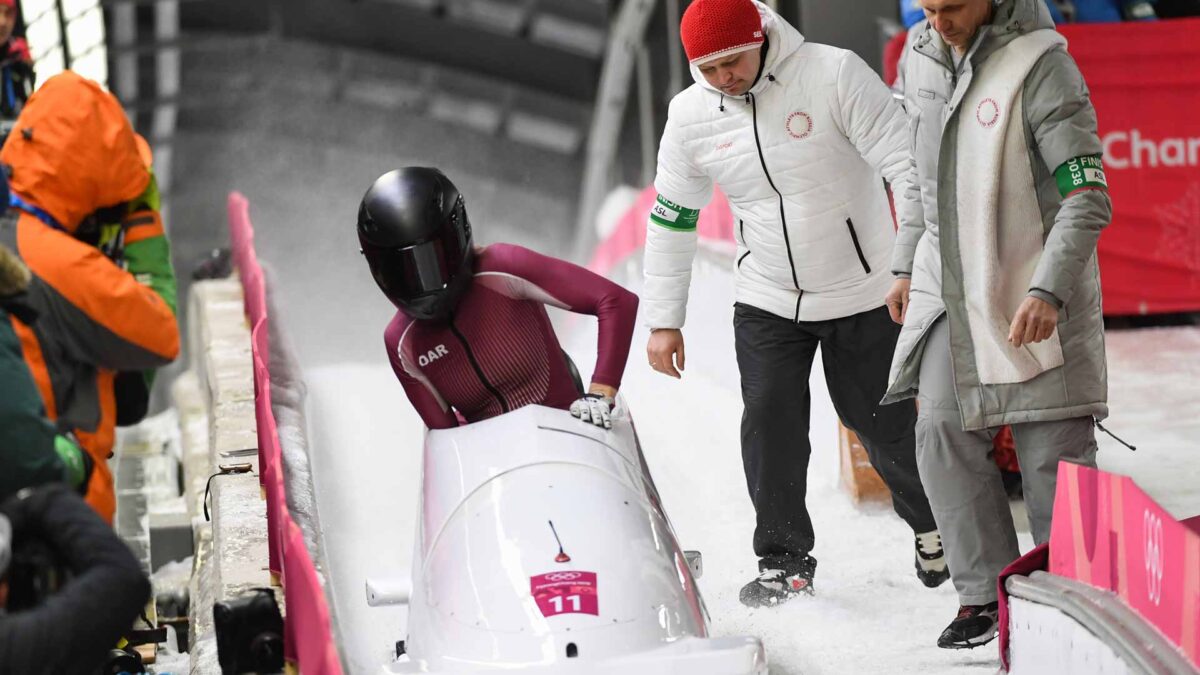 La atleta rusa de bobsleigh Nadezhda Serguéyeva, positivo en Pyeongchang