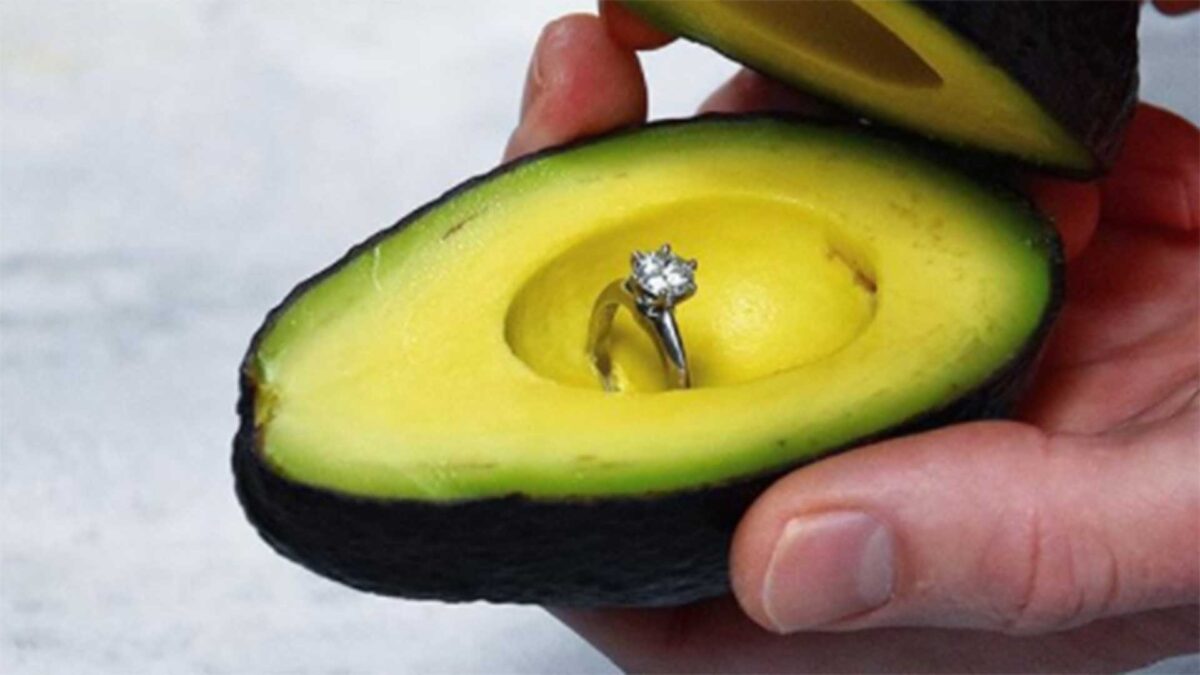 La nueva tendencia en Instagram: pedir matrimonio con un aguacate