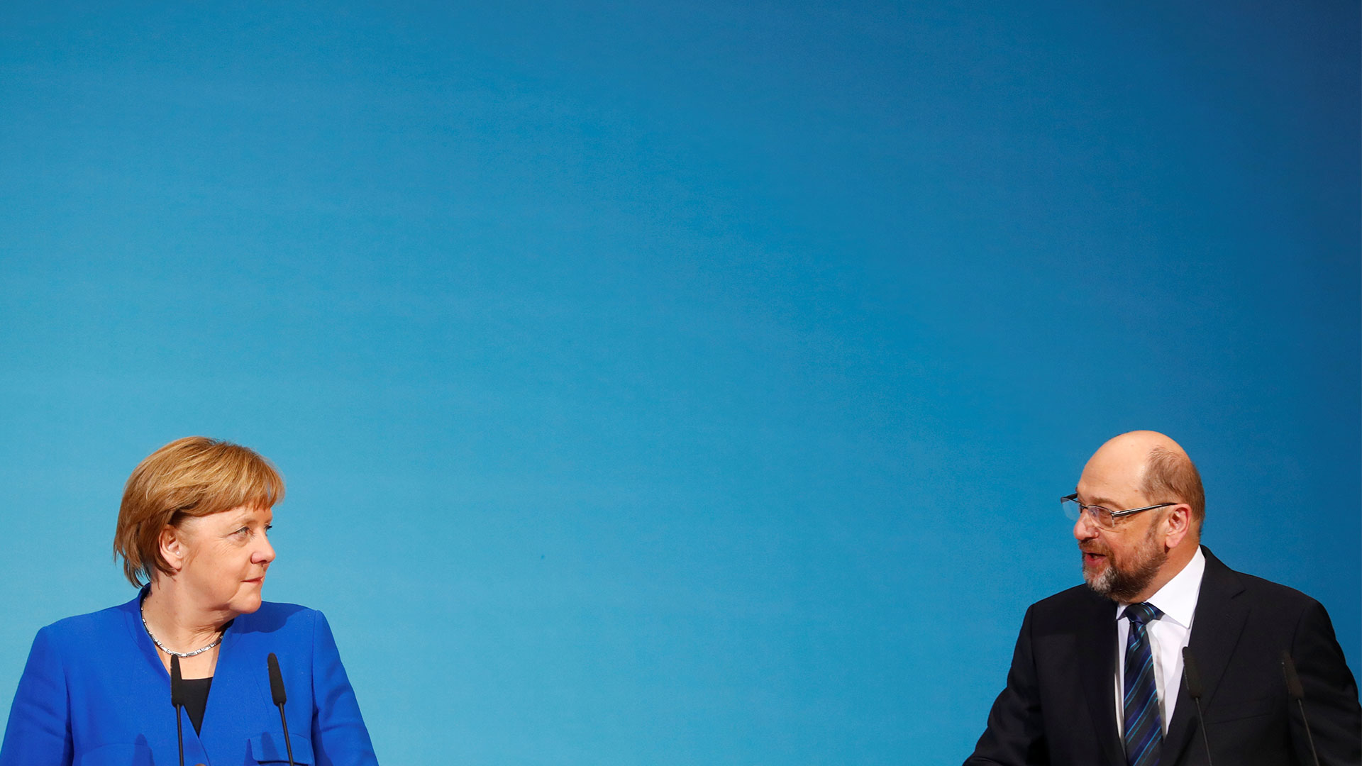 Merkel y Schulz alcanzan un acuerdo de gobierno en Alemania