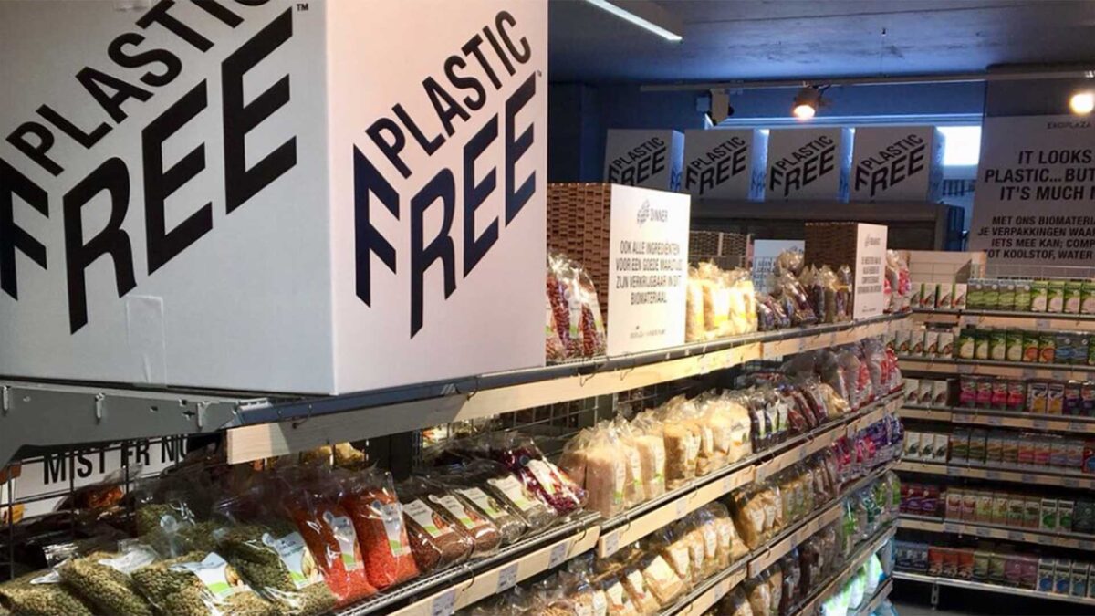 Un supermercado abre el primer pasillo sin plásticos del mundo