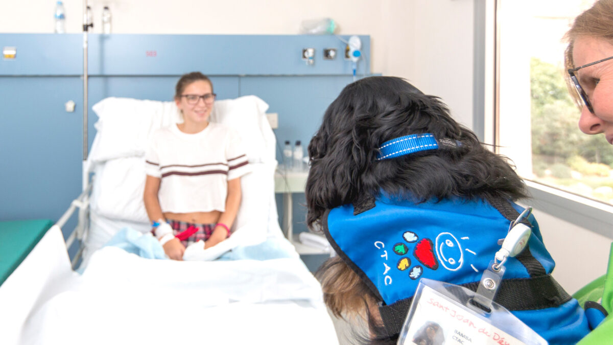 Perros en pediatría: Hospital Sant Joan de Déu