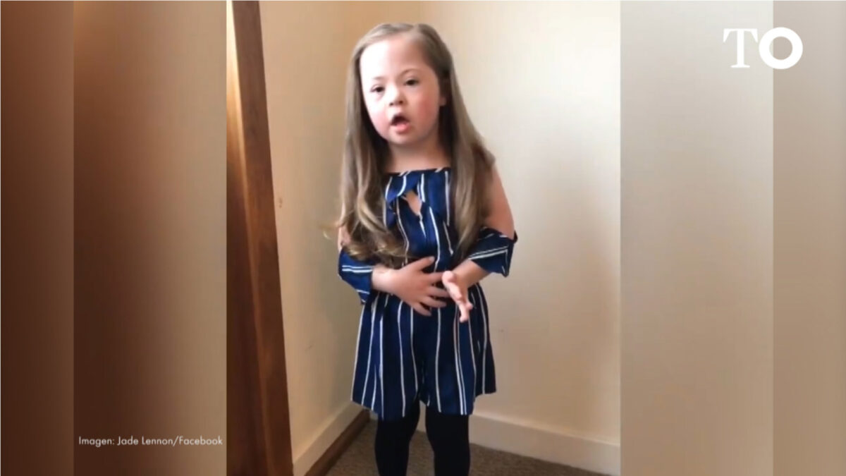 Chloe, de 5 años, tiene algo importante que pedirnos por el Día Mundial del Síndrome de Down