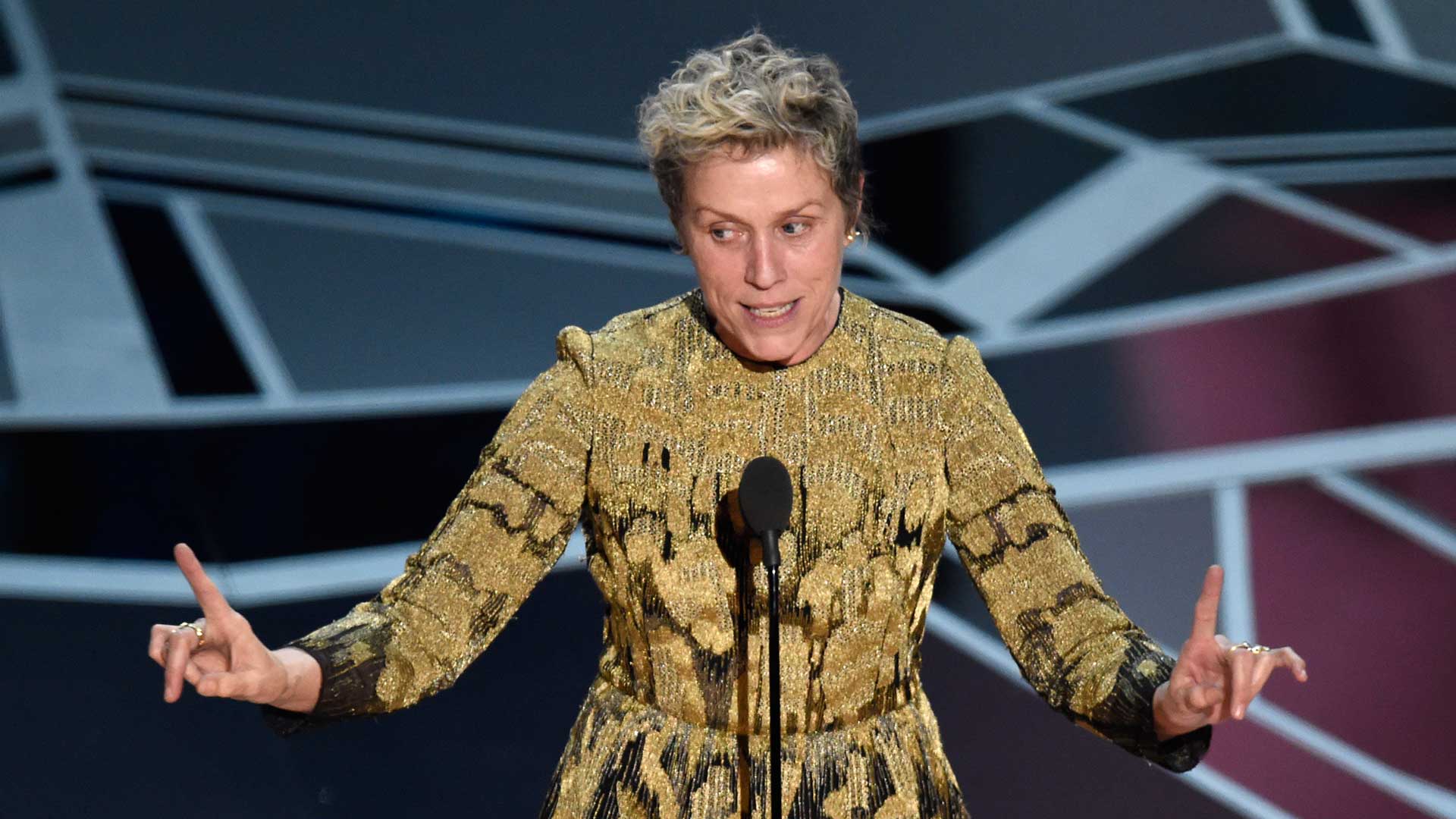 El Oscar de Frances McDormand, robado en una fiesta