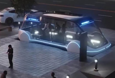 Elon Musk sueña con ciudades peatonales y autobuses subterráneos