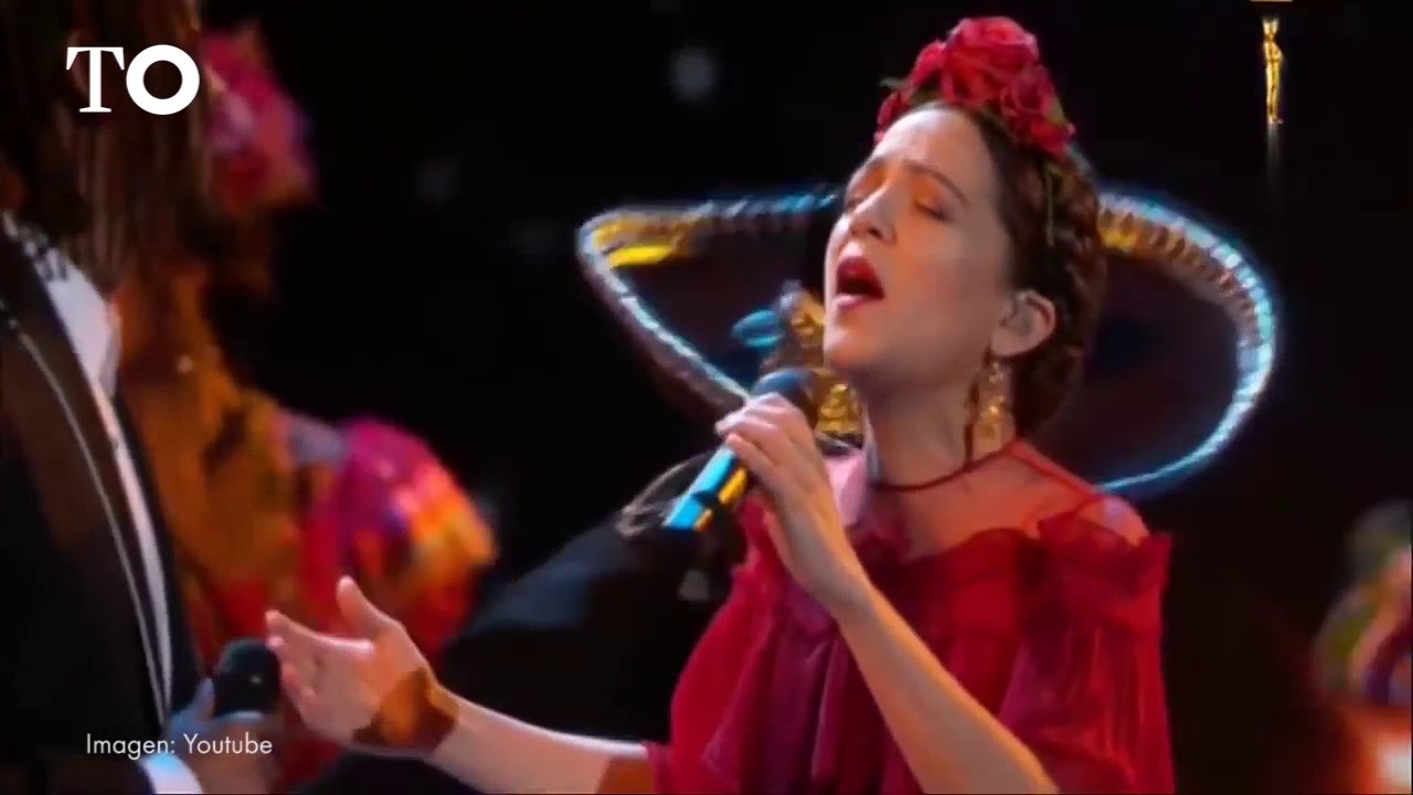 La brillante actuación de Natalia Lafourcade en los Oscar interpretando la canción de 'Coco'