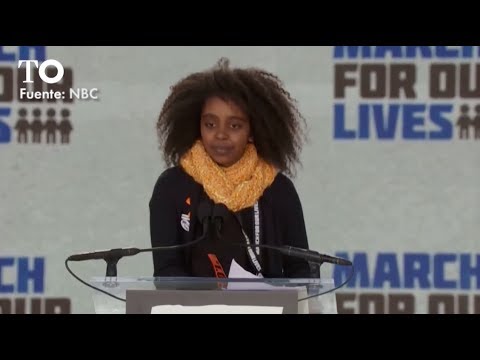 Naomi Wadler, la niña que ha conmovido al mundo con su discurso sobre las armas