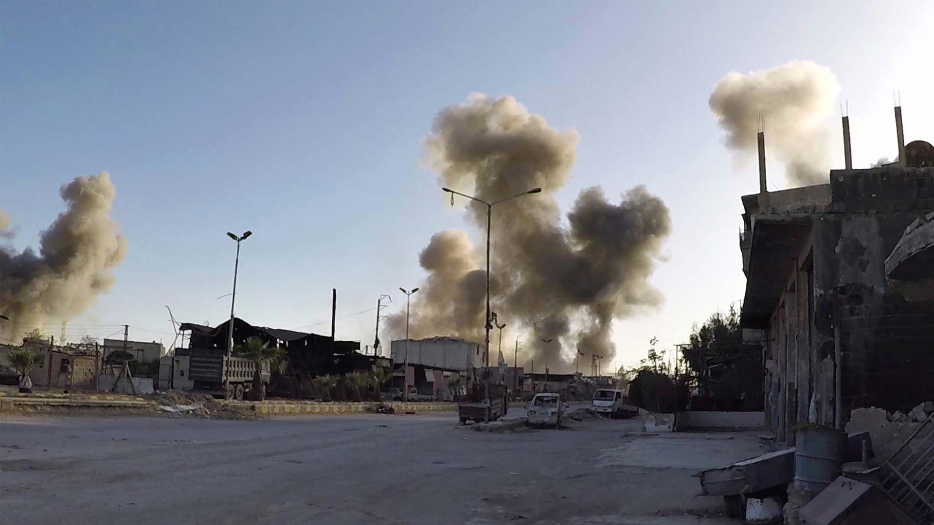 Al menos 14 muertos en un ataque con misiles contra un aeropuerto en Siria