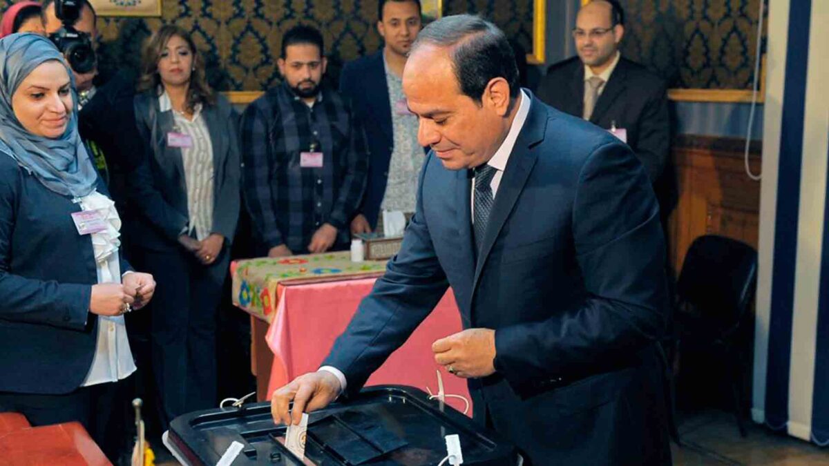 Al Sisi, reelegido presidente de Egipto con un 97,08% de los votos