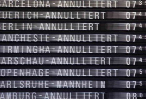 Las huelgas obligan a cancelar cientos de vuelos en Francia y Alemania