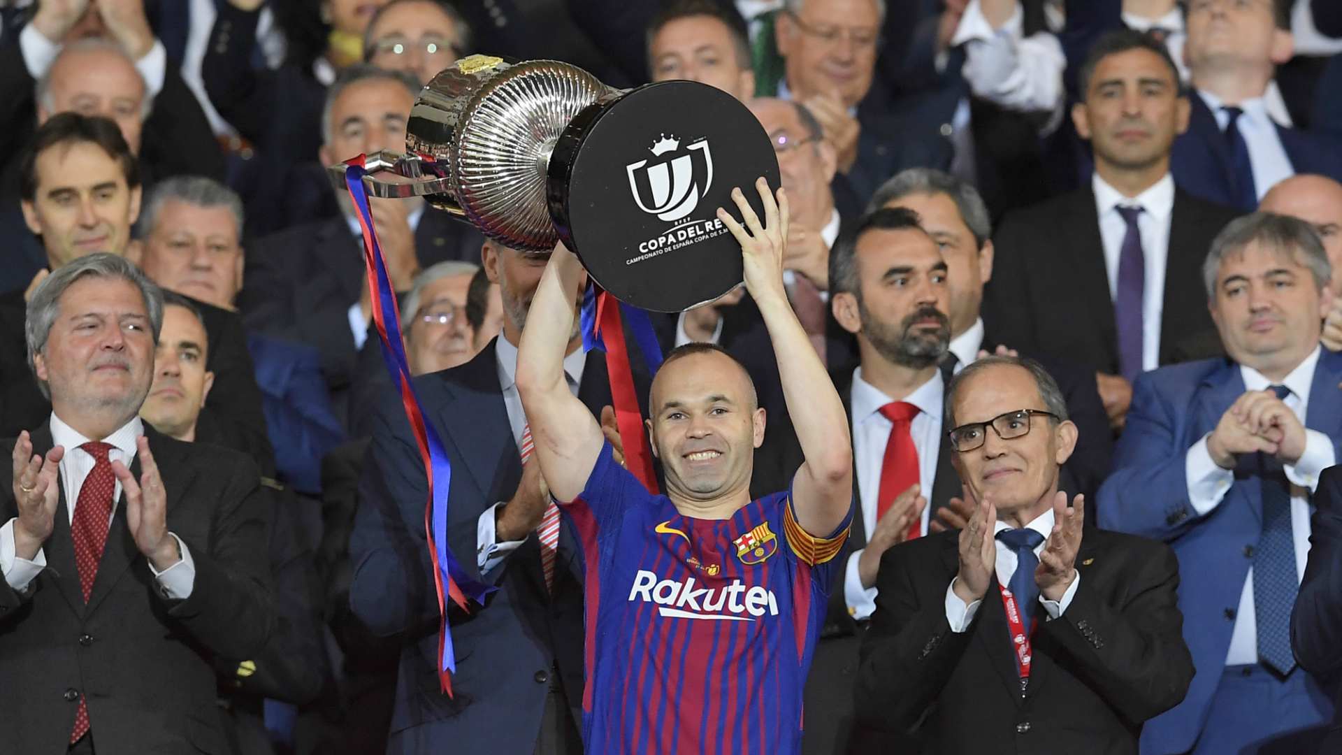 El Barcelona gana la Copa del Rey tras imponerse al Sevilla por 0-5