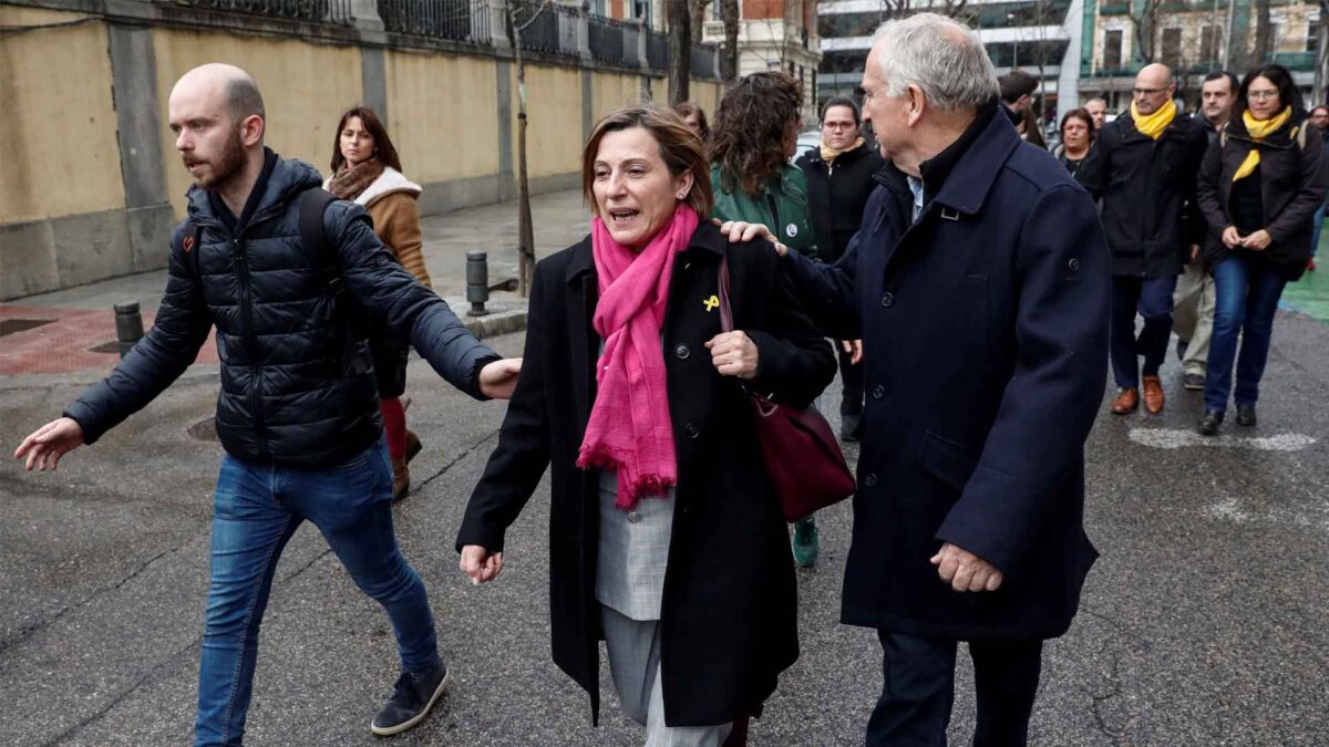 El Constitucional admite a trámite el recurso de amparo de Forcadell