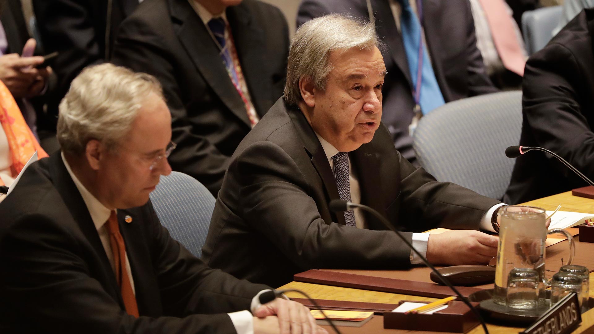 El secretario general de la ONU, António Guterres, afirma que "la Guerra Fría ha vuelto"