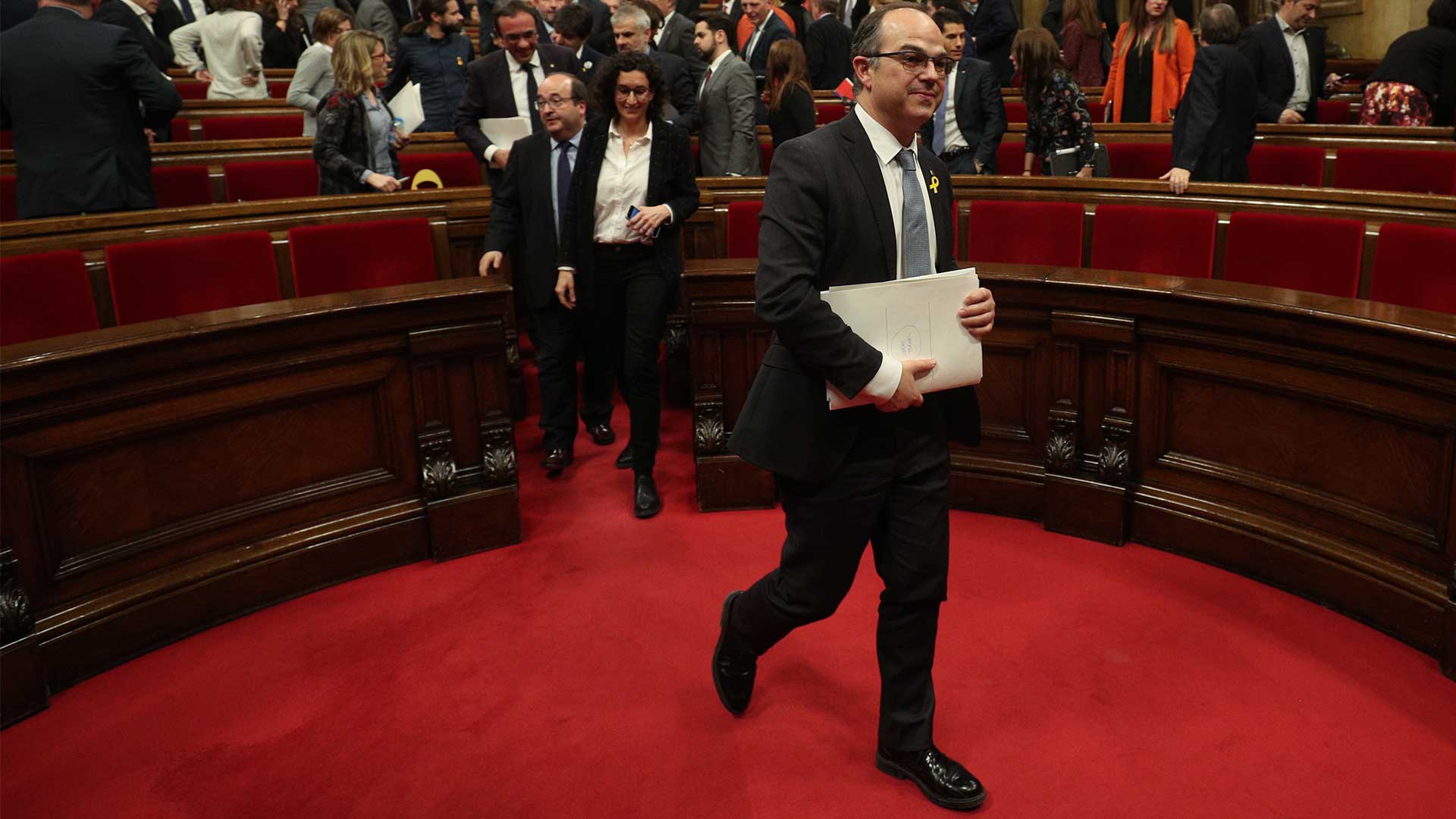 Jordi Turull renuncia a ser presidente de la Generalitat y apuesta por investir a Jordi Sànchez