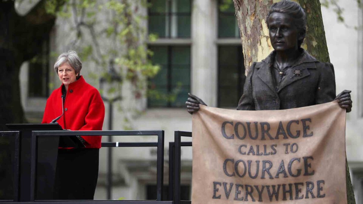 La sufragista Millicent Fawcett, primera estatua de una mujer en la plaza del Parlamento Británico